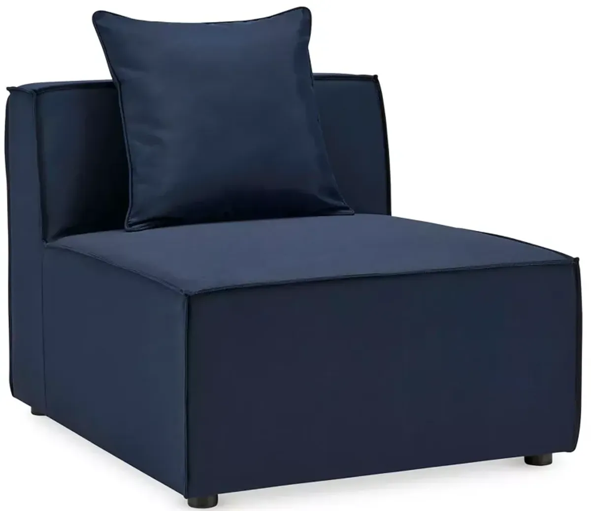 Modway Saybrook Outdoor Patio Upholstered Sectional Sofa Armless Chair