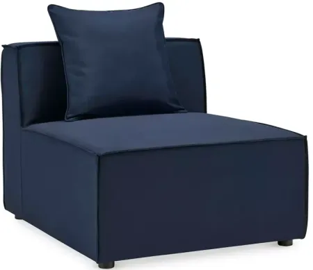 Modway Saybrook Outdoor Patio Upholstered Sectional Sofa Armless Chair