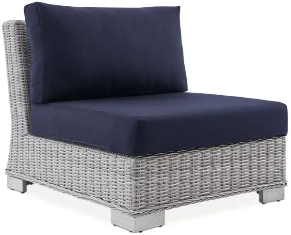 Modway Conway Sunbrella® Outdoor Patio Wicker Rattan Armless Chair