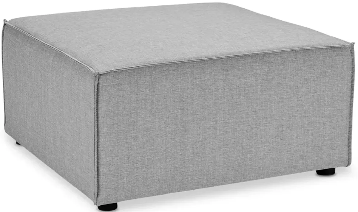 Modway Saybrook Outdoor Patio Upholstered Sectional Sofa Ottoman