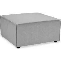 Modway Saybrook Outdoor Patio Upholstered Sectional Sofa Ottoman