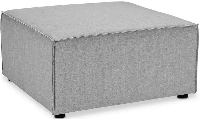 Modway Saybrook Outdoor Patio Upholstered Sectional Sofa Ottoman