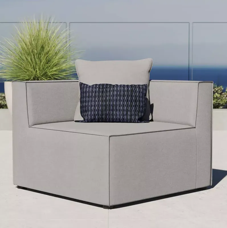 Modway Saybrook Outdoor Patio Upholstered Sectional Sofa Corner Chair