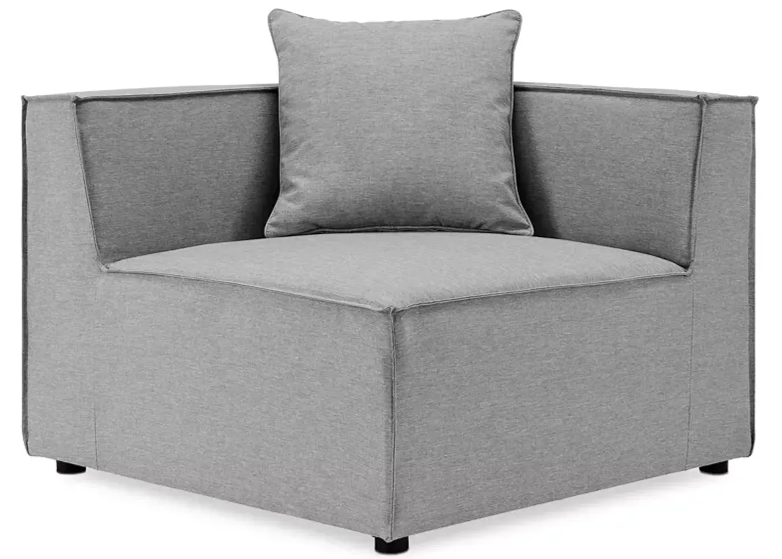 Modway Saybrook Outdoor Patio Upholstered Sectional Sofa Corner Chair