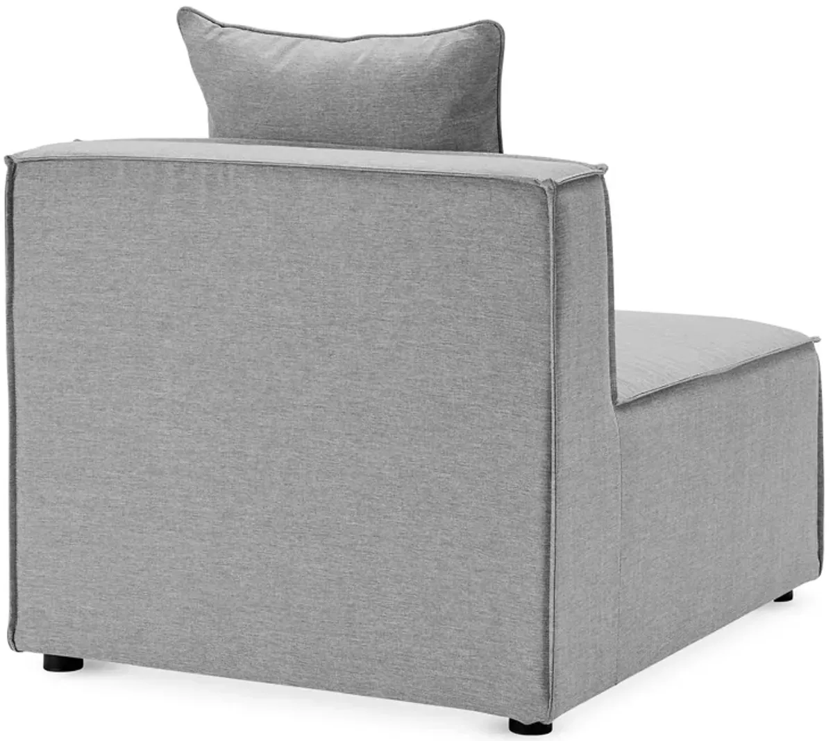 Modway Saybrook Outdoor Patio Upholstered Sectional Sofa Armless Chair