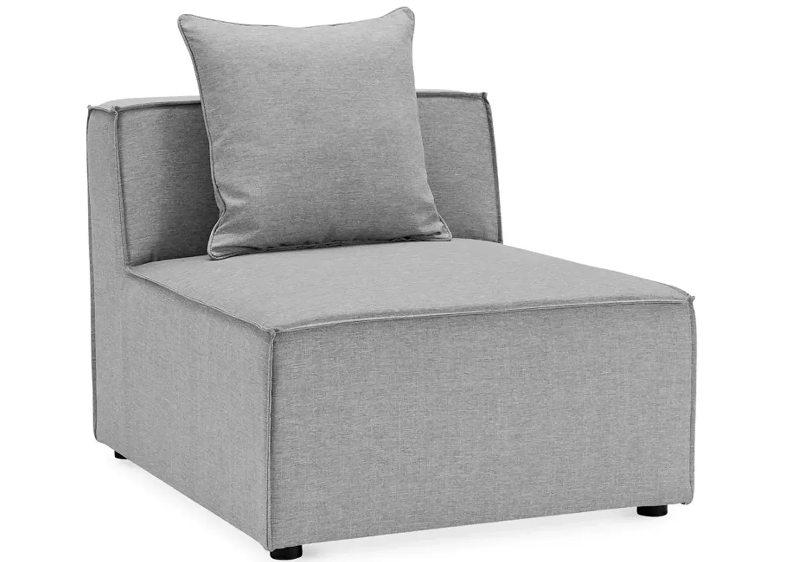 Modway Saybrook Outdoor Patio Upholstered Sectional Sofa Armless Chair