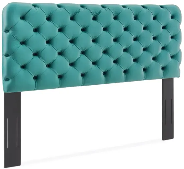 Modway Lizzy Tufted Performance Velvet Headboard, Full/Queen 