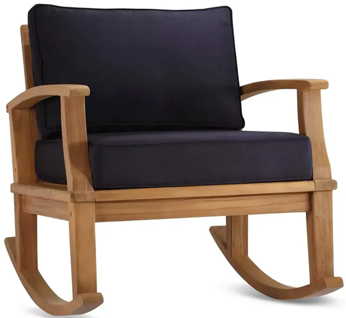 Marina Outdoor Patio Teak Rocking Chair