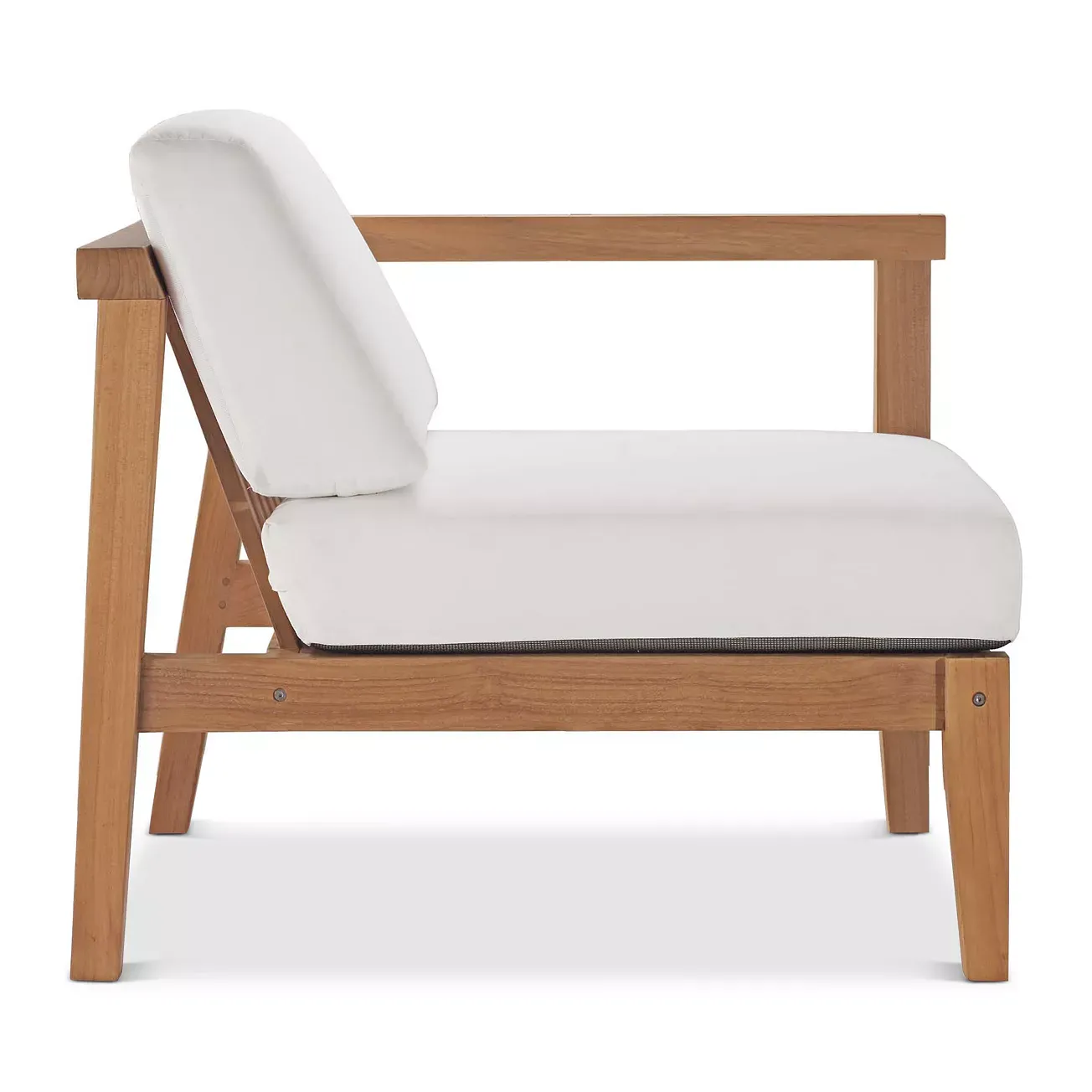 Modway Bayport Outdoor Patio Teak Wood Chair