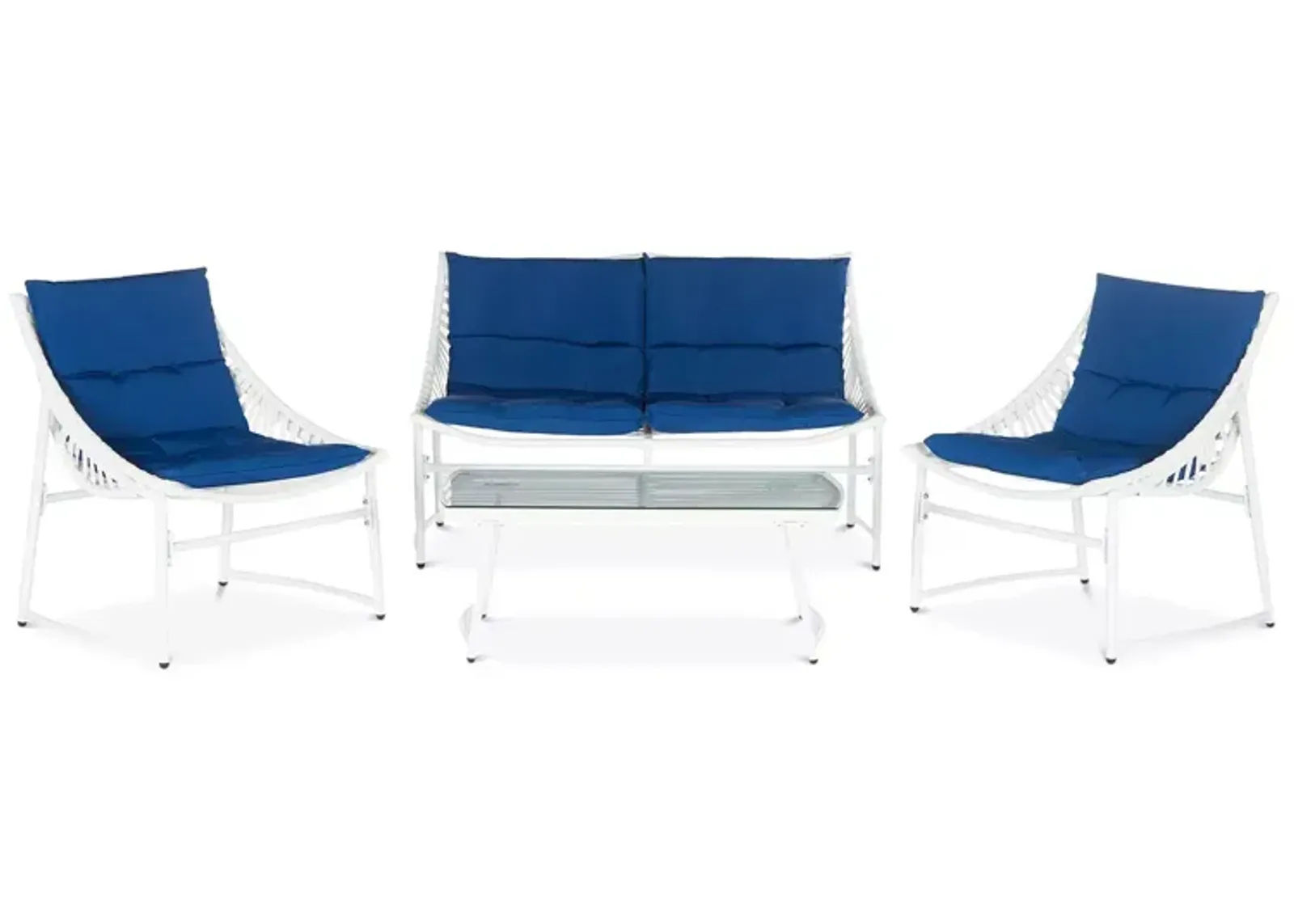 SAFAVIEH Berkane 4 Piece Outdoor Living Set