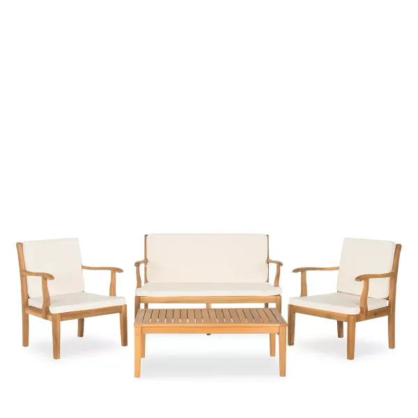 SAFAVIEH Fresno  4-Piece Outdoor Living Set