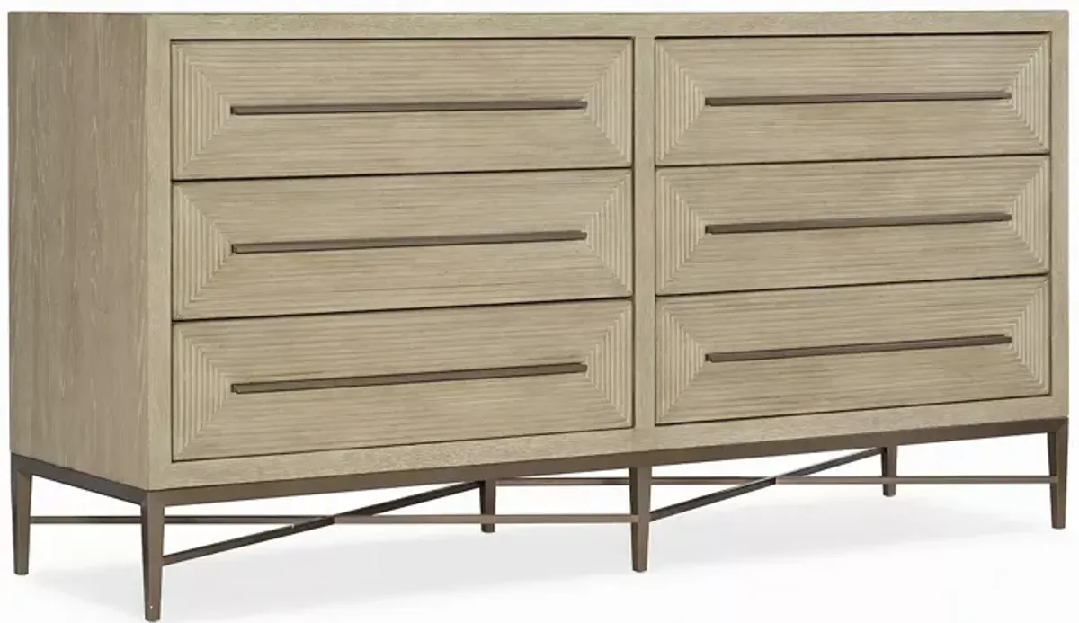 Hooker Furniture Cascade Six-Drawer Dresser