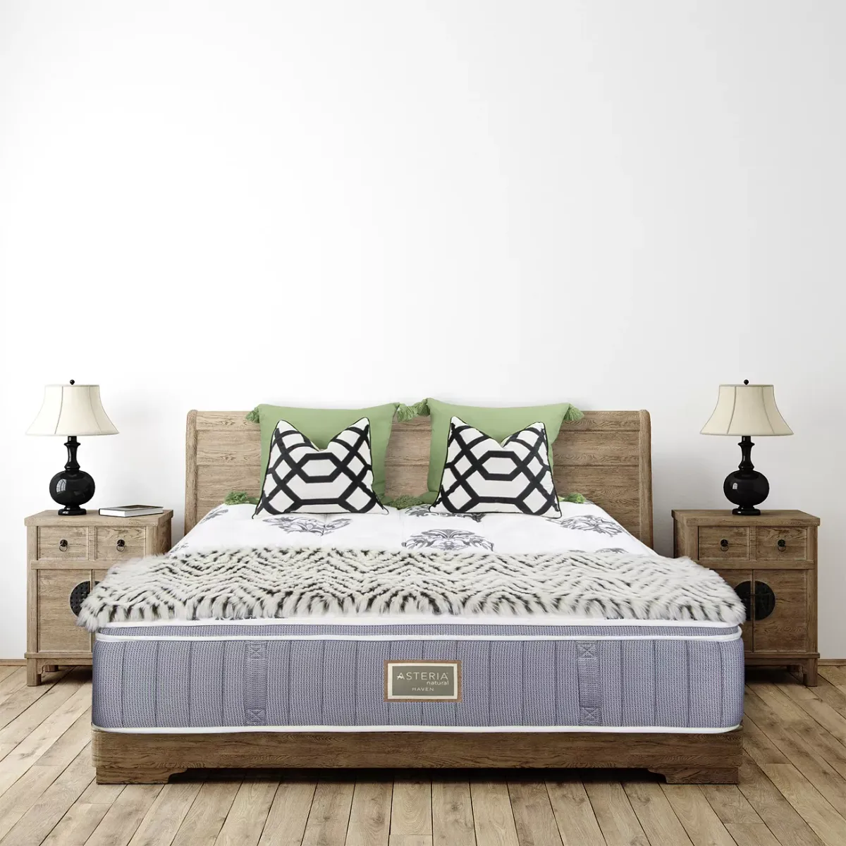 Asteria Haven Euro Top Full Mattress and Box Spring Set  - Exclusive