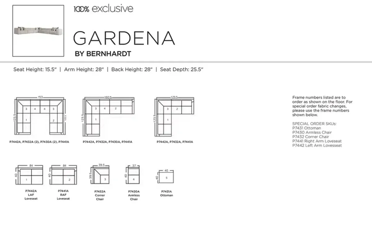 Bloomingdale's Gardena Sectional - Exclusive