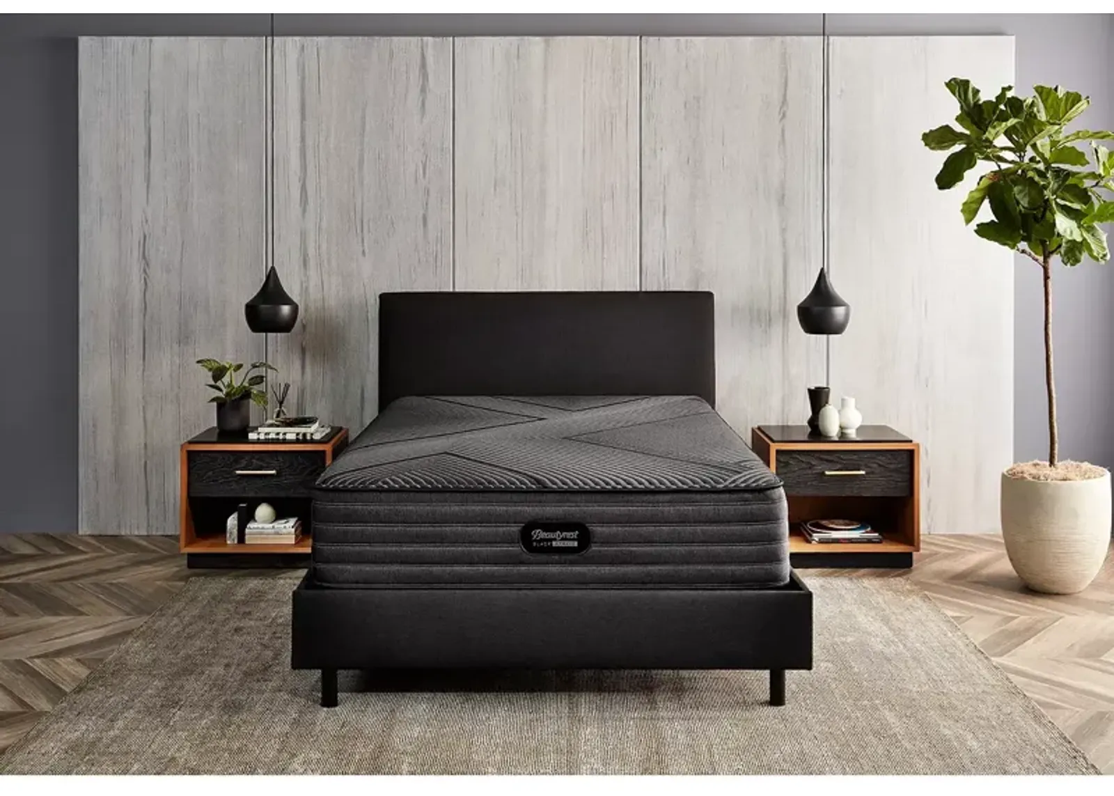 Beautyrest Black Hybrid LX-Class Medium  Queen Mattress & Box Spring Set