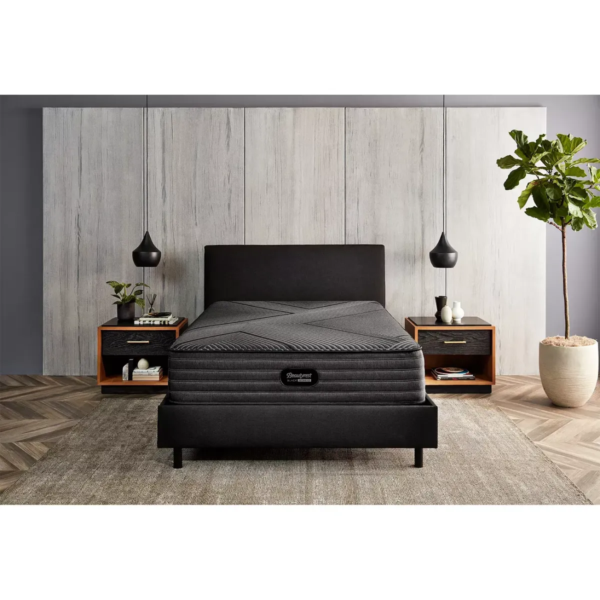 Beautyrest Black Hybrid LX-Class Medium  Split California King Mattress & Box Spring Set