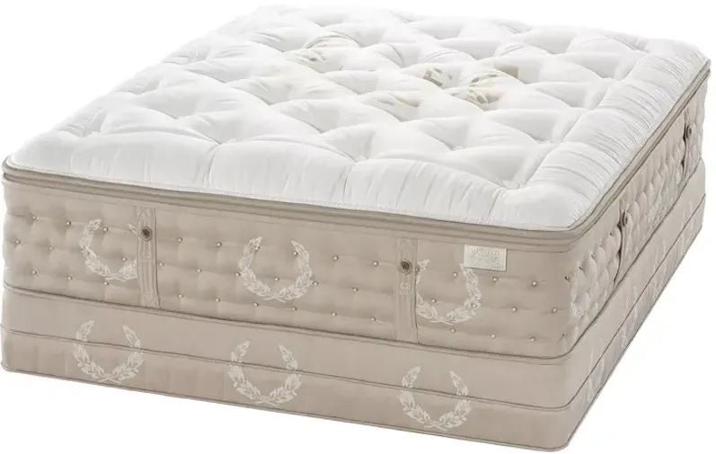 Kluft Palais Champagne Queen Mattress Set with 6" Low Profile Box Spring