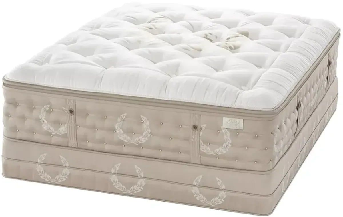 Kluft Palais Champagne King Mattress Set with 6" Low Profile Box Spring