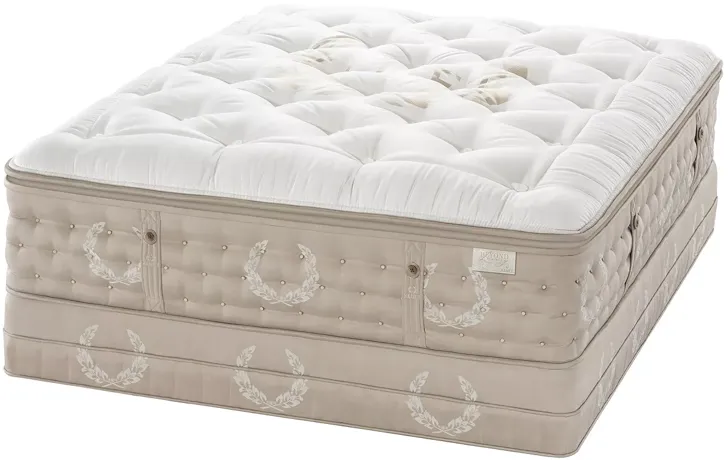 Kluft Palais Champagne California King Mattress Set with 6" Low Profile Box Spring