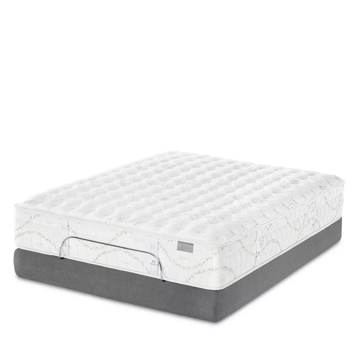 Kluft Crown Latex Agate Firm Twin Mattress & Low Profile Box Spring Set