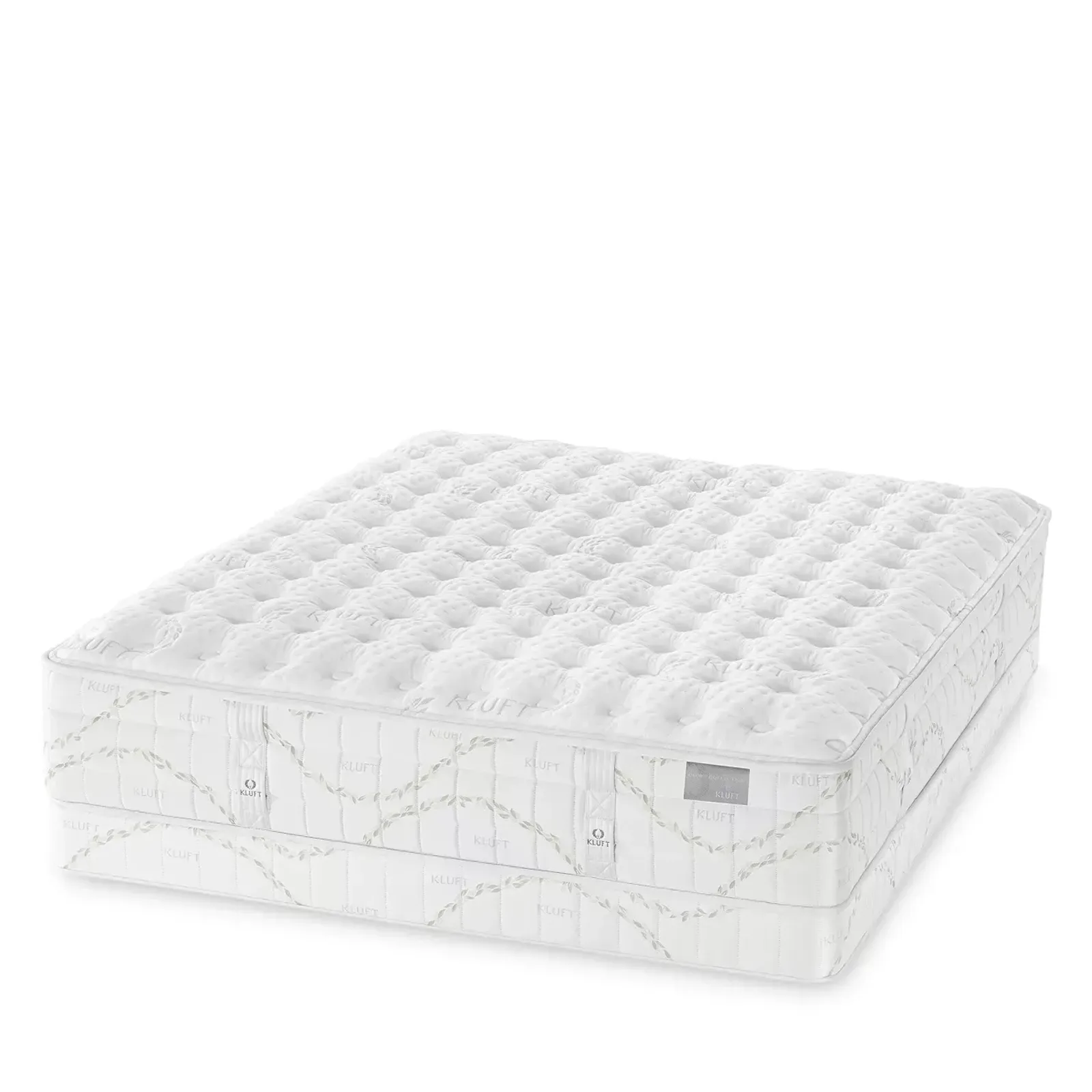 Kluft Crown Latex Agate Firm King Mattress & Low Profile Box Spring Set