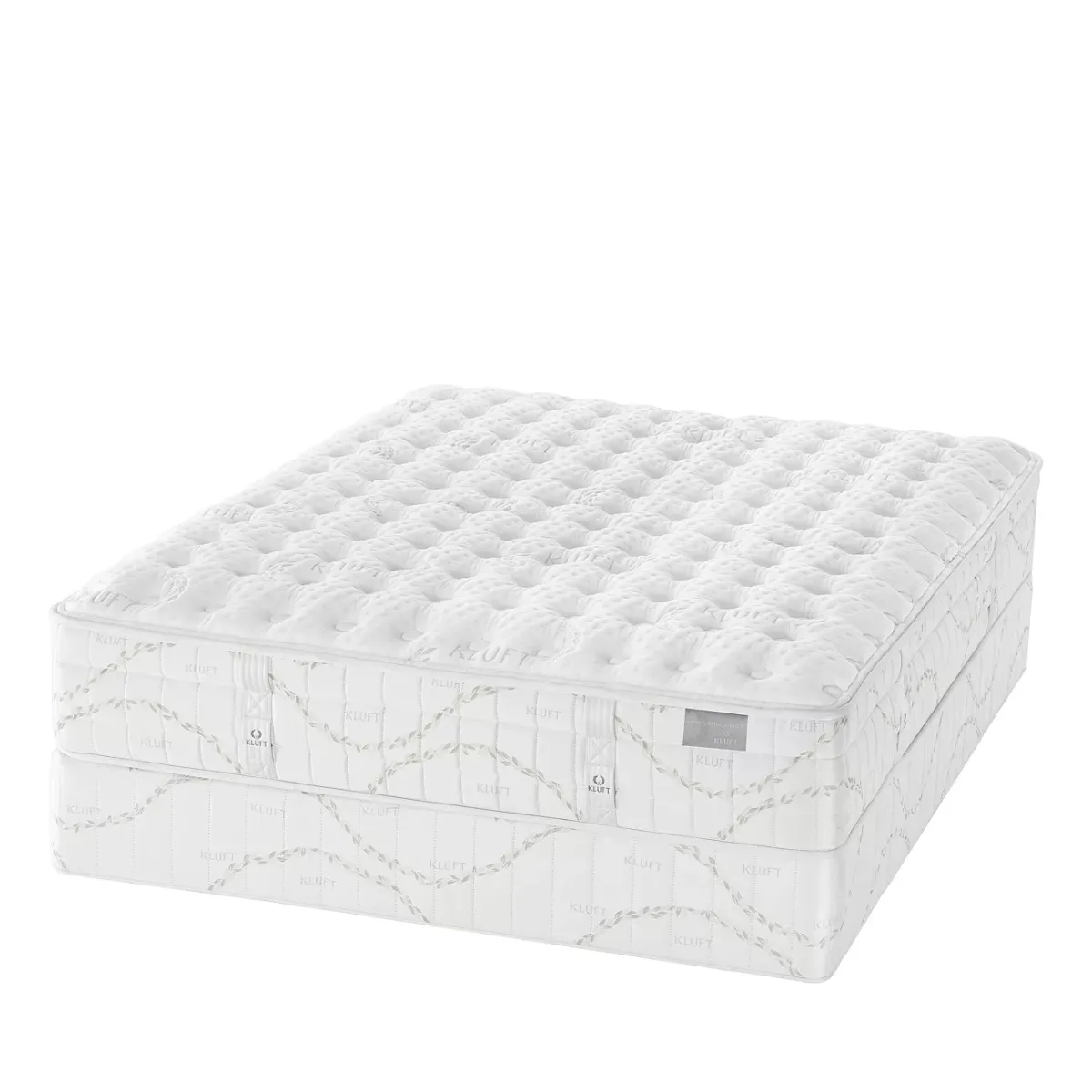 Kluft Crown Latex Emerald Luxury Firm Twin Mattress & Standard Box Spring Set