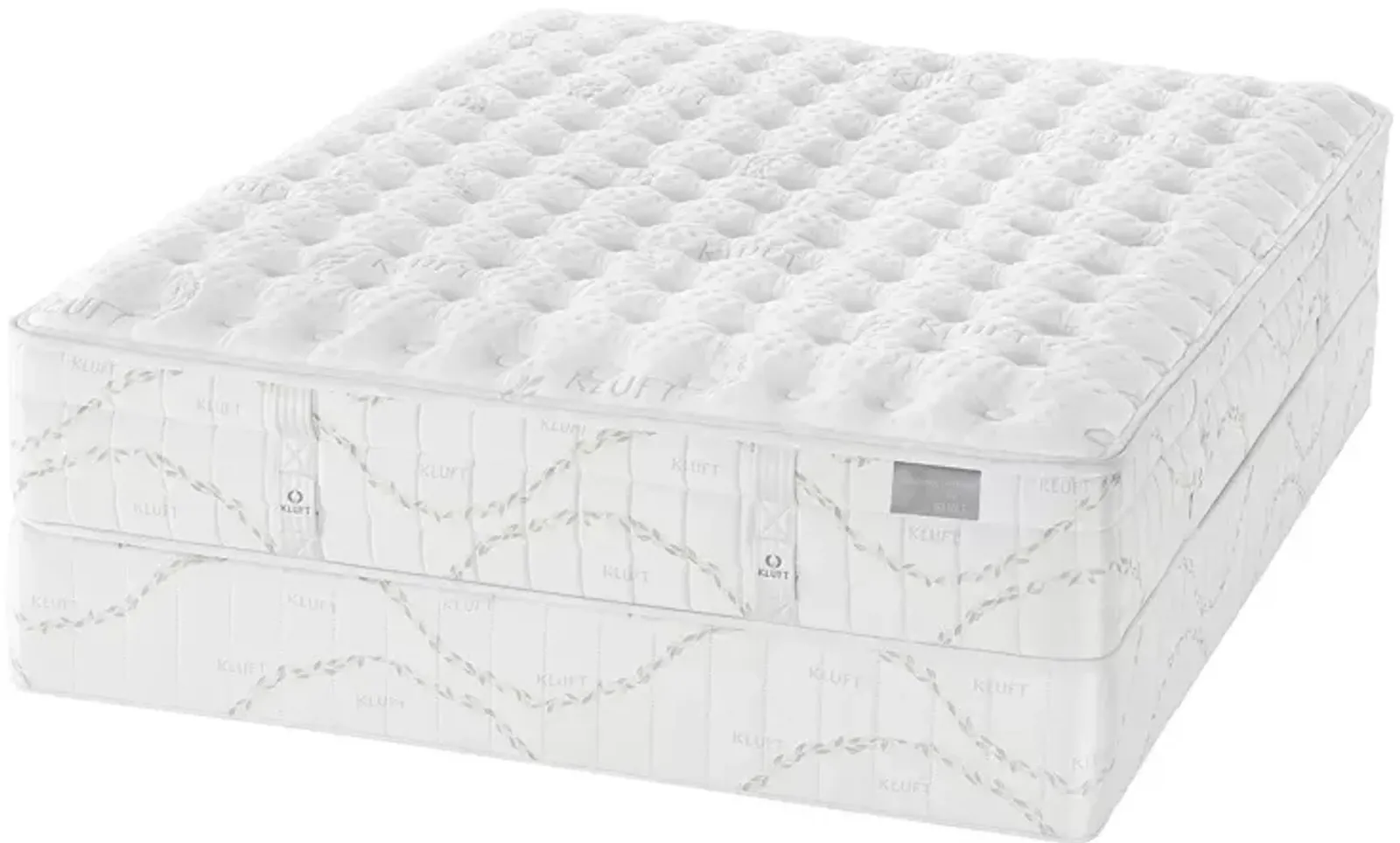 Kluft Crown Latex Emerald Luxury Firm Twin XL Mattress & Low Profile Box Spring Set