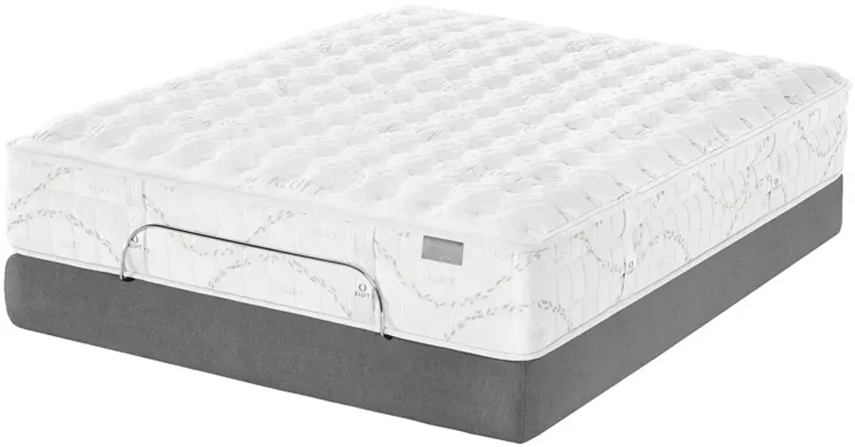 Kluft Crown Latex Emerald Luxury Firm California King Mattress & Low Profile Box Spring Set