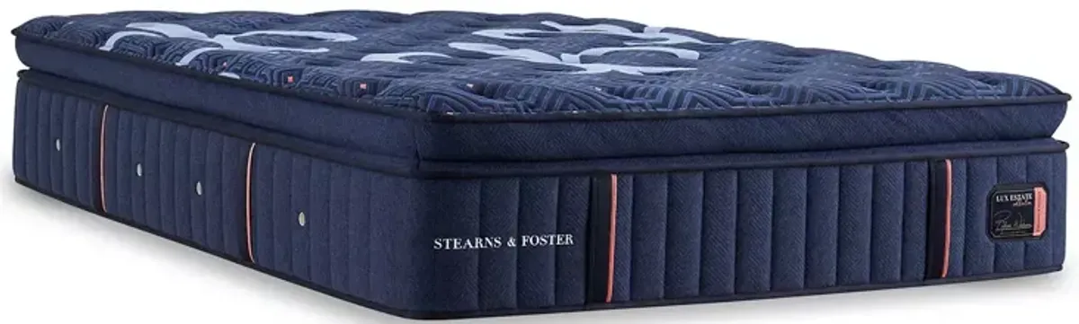 Stearns & Foster Lux Estate Firm Pillow Top California King Mattress & 9" Box Spring Set