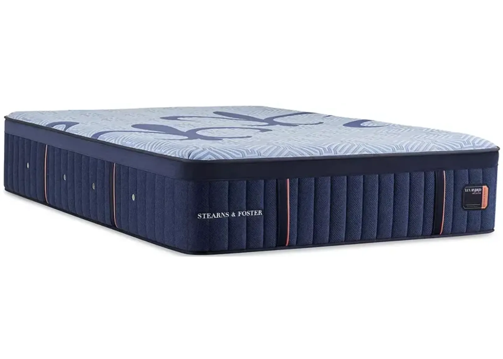 Stearns & Foster Luxe Estate Hybrid Soft California King Mattress & 5" Low Profile Box Spring Set