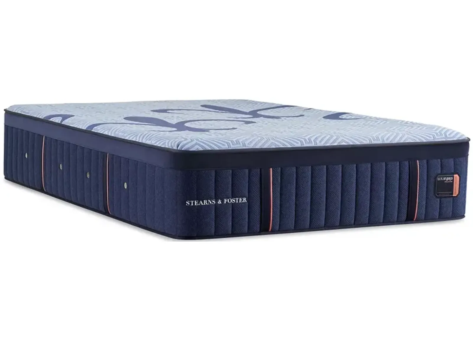 Stearns & Foster Luxe Estate Hybrid Firm California King Mattress & 5" Low Profile Box Spring Set