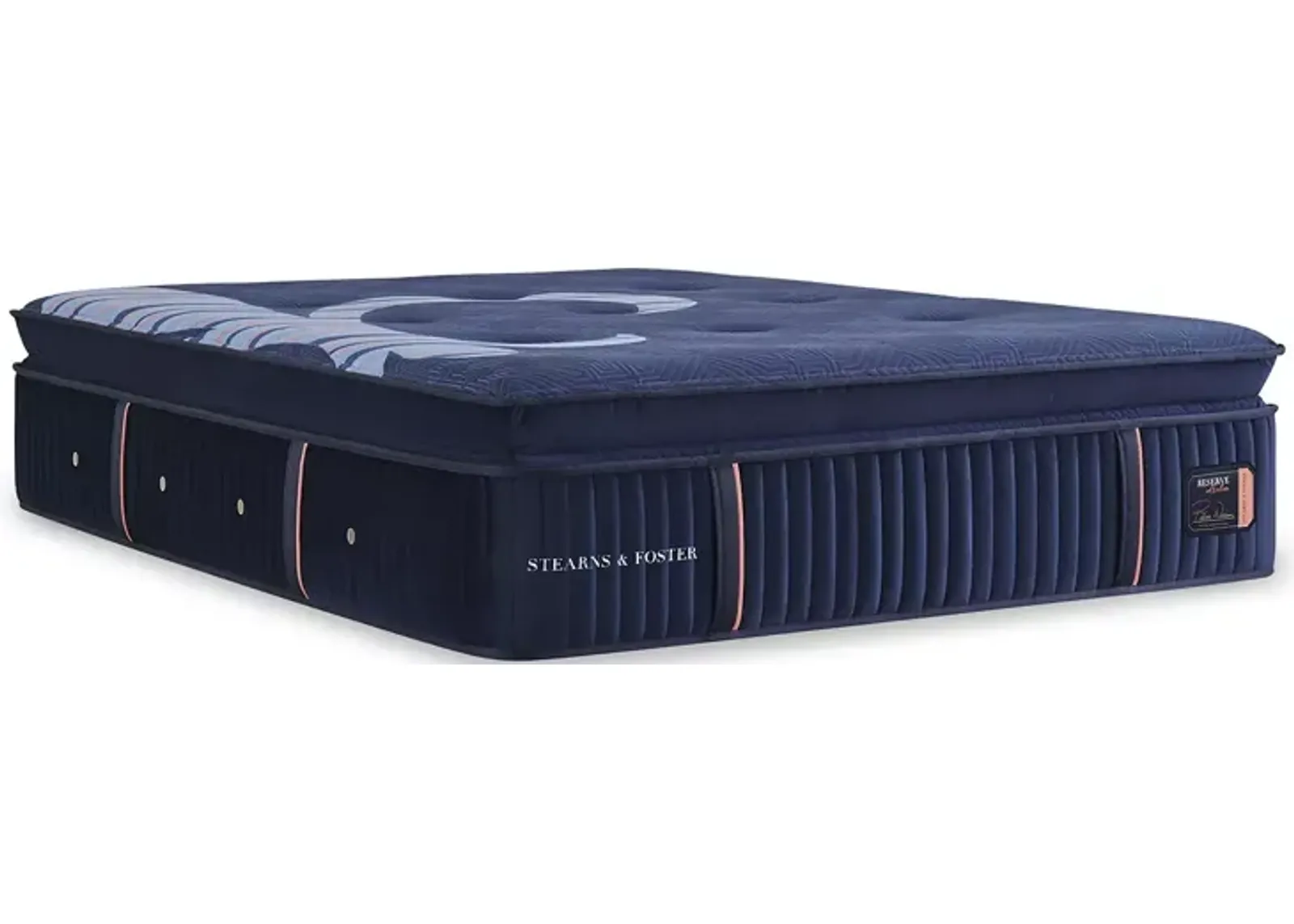 Stearns & Foster Lux Estate Reserve Soft Pillow Top King Mattress, Low Profile Mattress Set