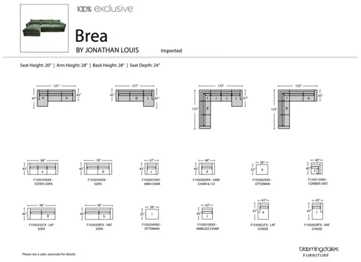 Bloomingdale's Brea Estate Sofa - Exclusive