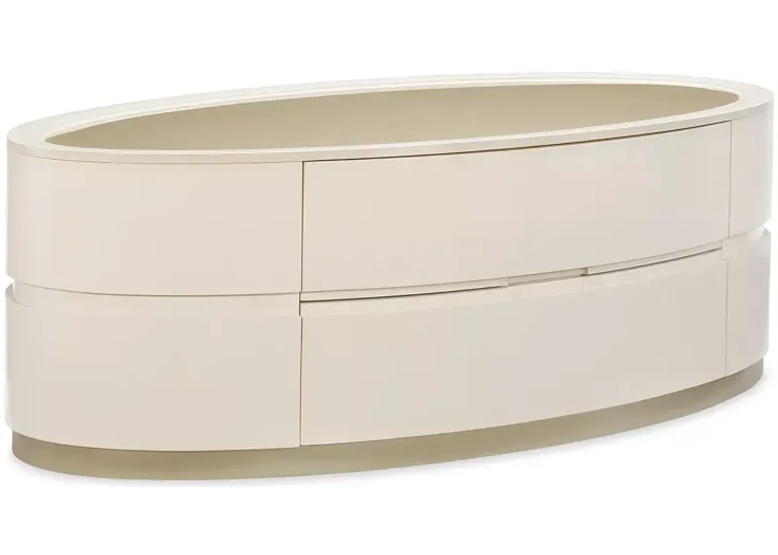 Caracole Adela Oval Cocktail Table