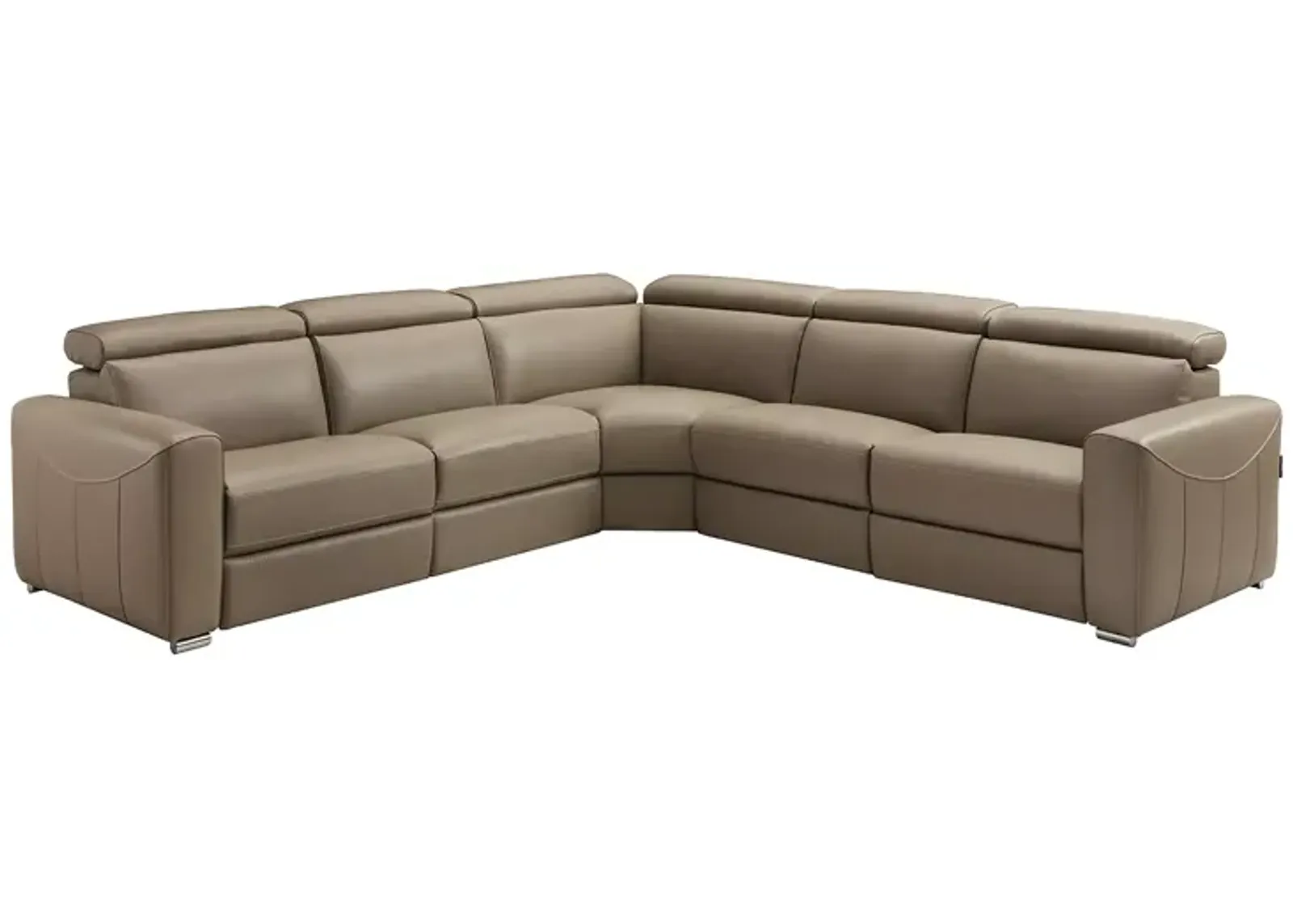 Chateau d'Ax Gemma Reclining Leather Sectional Sofa