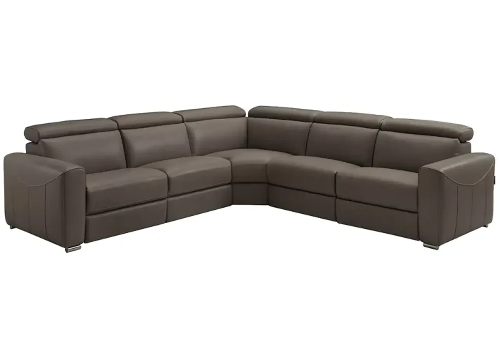 Chateau d'Ax Gemma Reclining Leather Sectional Sofa