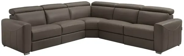 Chateau d'Ax Gemma Reclining Leather Sectional Sofa