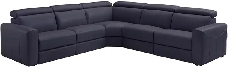 Chateau d'Ax Gemma Reclining Leather Sectional Sofa