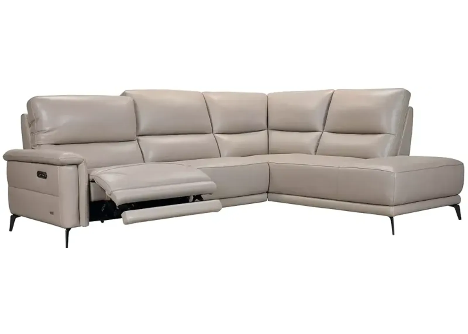 Violino Melfi Power Leather Sectional