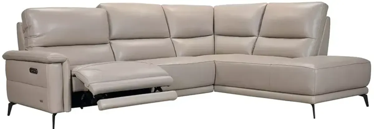 Violino Melfi Power Leather Sectional