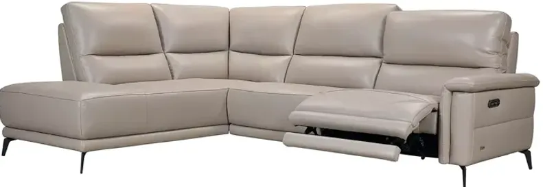 Violino Melfi Power Leather Sectional