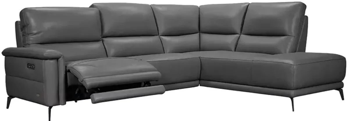 Violino Melfi Power Leather Sectional