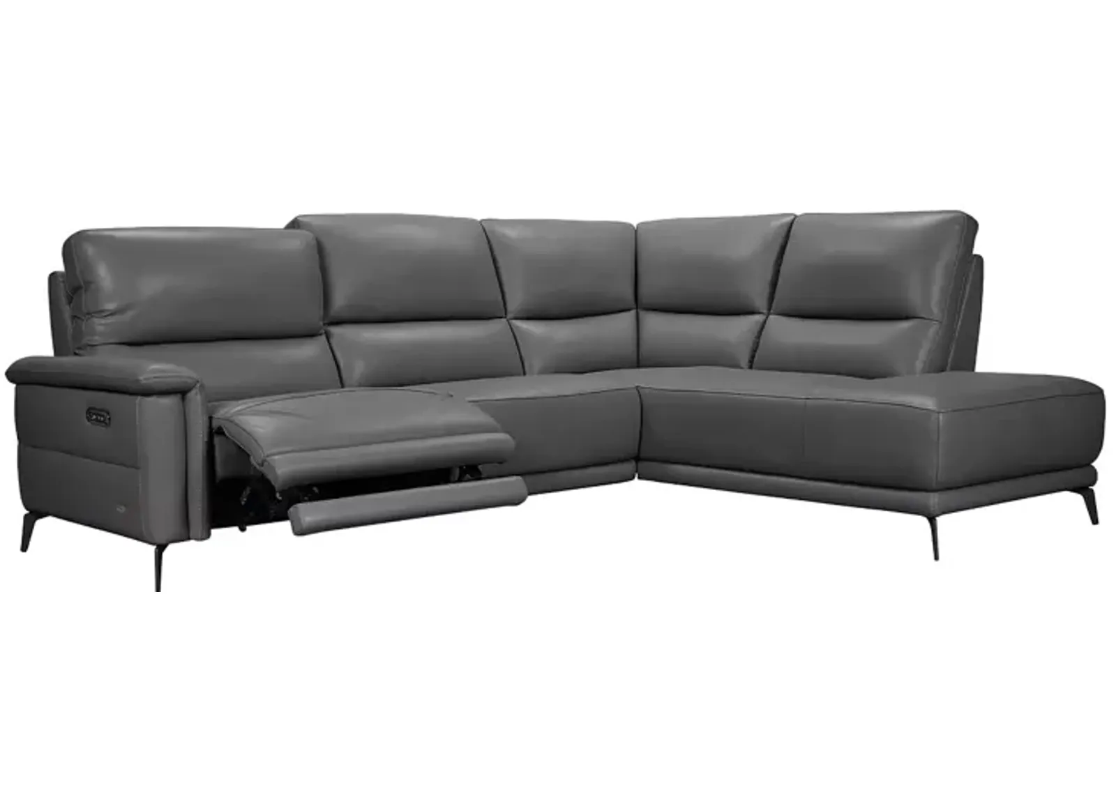 Violino Melfi Power Leather Sectional