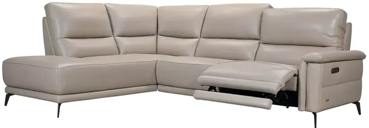 Violino Melfi Power Leather Sectional