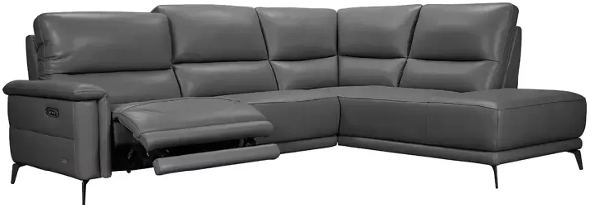 Violino Melfi Power Leather Sectional