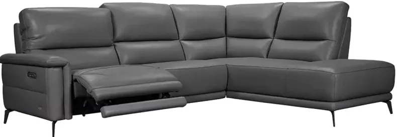 Violino Melfi Power Leather Sectional