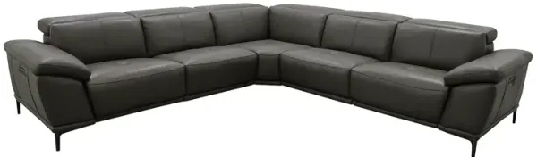 Bloomingdale's Aprile Leather Reclining Sectional Sofa