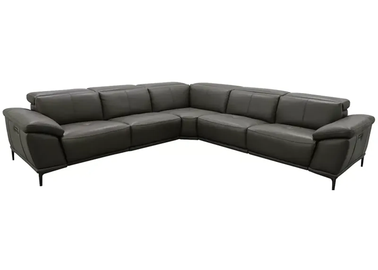 Bloomingdale's Aprile Leather Reclining Sectional Sofa