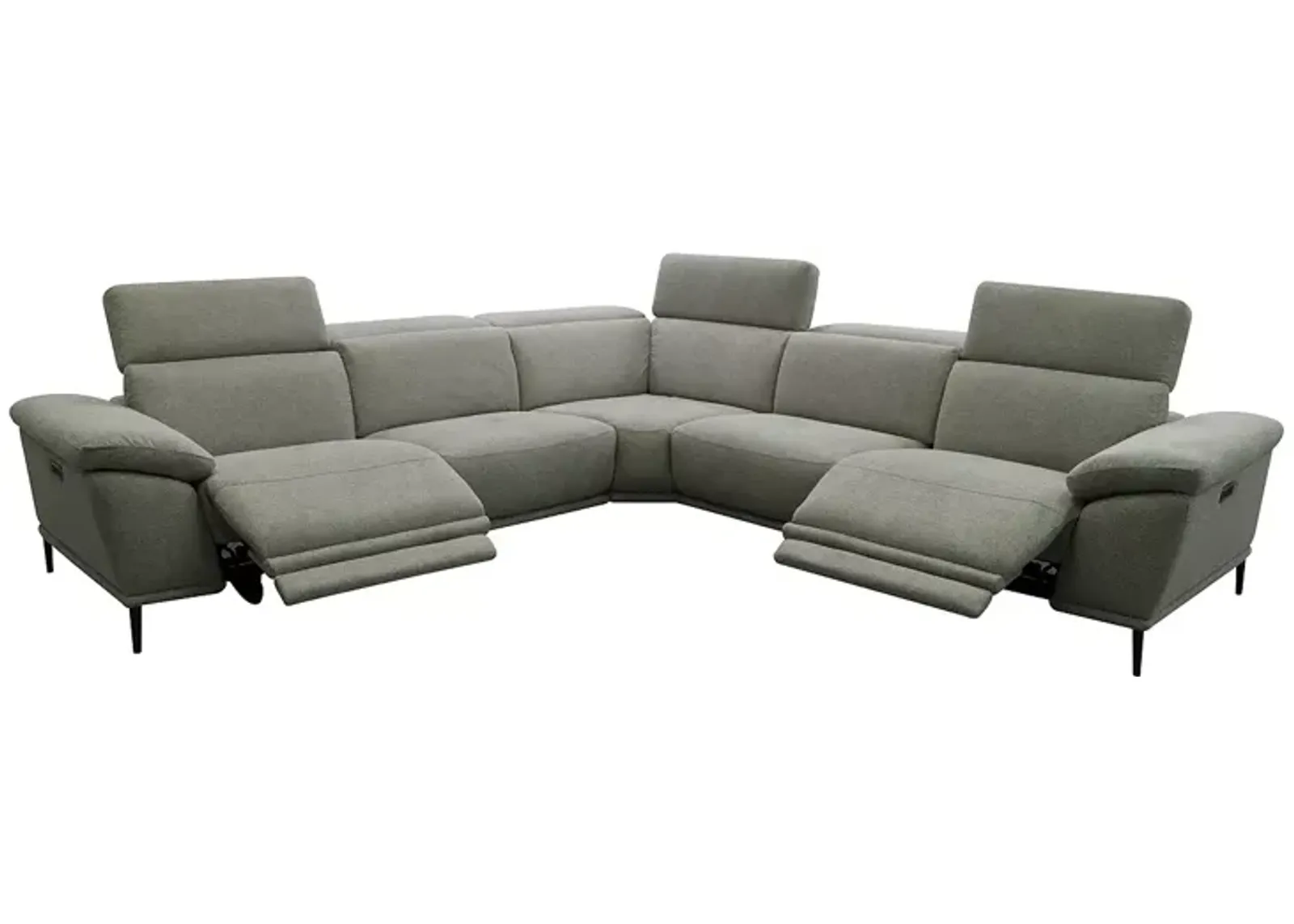 Bloomingdale's Aprile Fabric Reclining Sectional Sofa