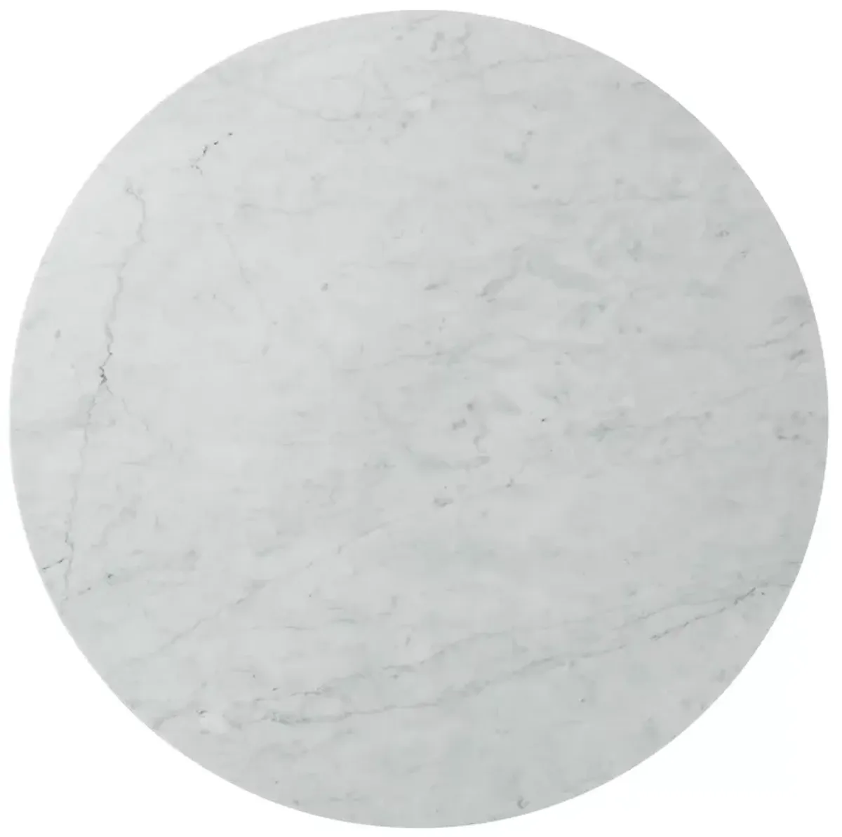 Theodore Alexander Fisher Round Marble Cocktail Table, Large